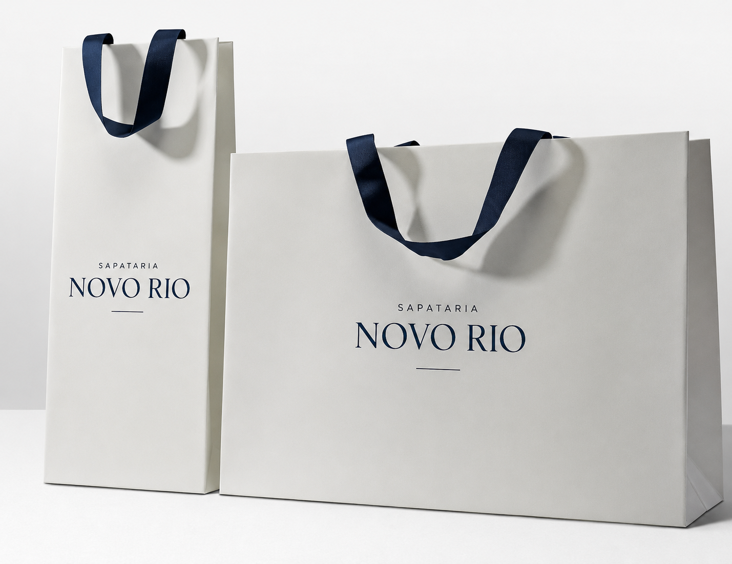 Papel branco premium para sacolas personalizadas